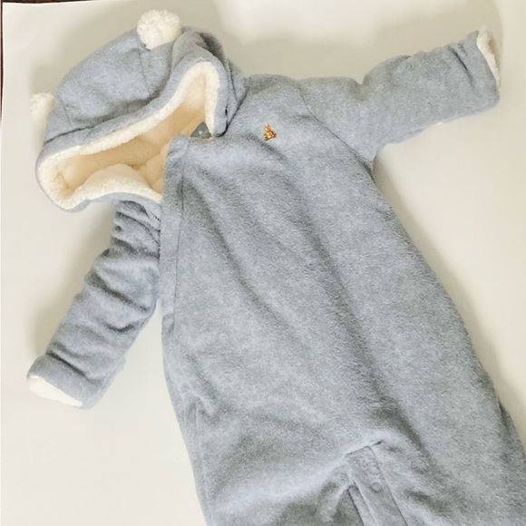 NEW Gap Sherpa Hooded Winter Outerwear for Newborn Baby 0-3 Months - Picture 3 of 9